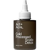 ACT+ ACRE Cold Processed Scalp Detox Oil - Sulfate-Free Care for Flaky, Dry and Itchy Scalp - Promotes Thicker, Fuller-Looking Hair