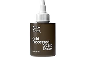 ACT+ ACRE Cold Processed Scalp Detox Oil - Sulfate-Free Care for Flaky, Dry and Itchy Scalp - Promotes Thicker, Fuller-Looking Hair
