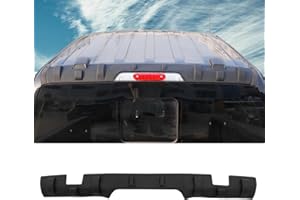Maxzina Truck Cab Roof Protector Compatible with 2021-2025 Ford F150 Rack Cab Protector TPE Rear Spoiler Rear Roof Protector Guard Shield for 2024 F-150 Accessories