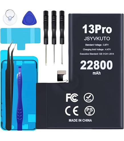 Amazon.com: XYIRMCYF 19999mAh Super Capacity Battery Compatible