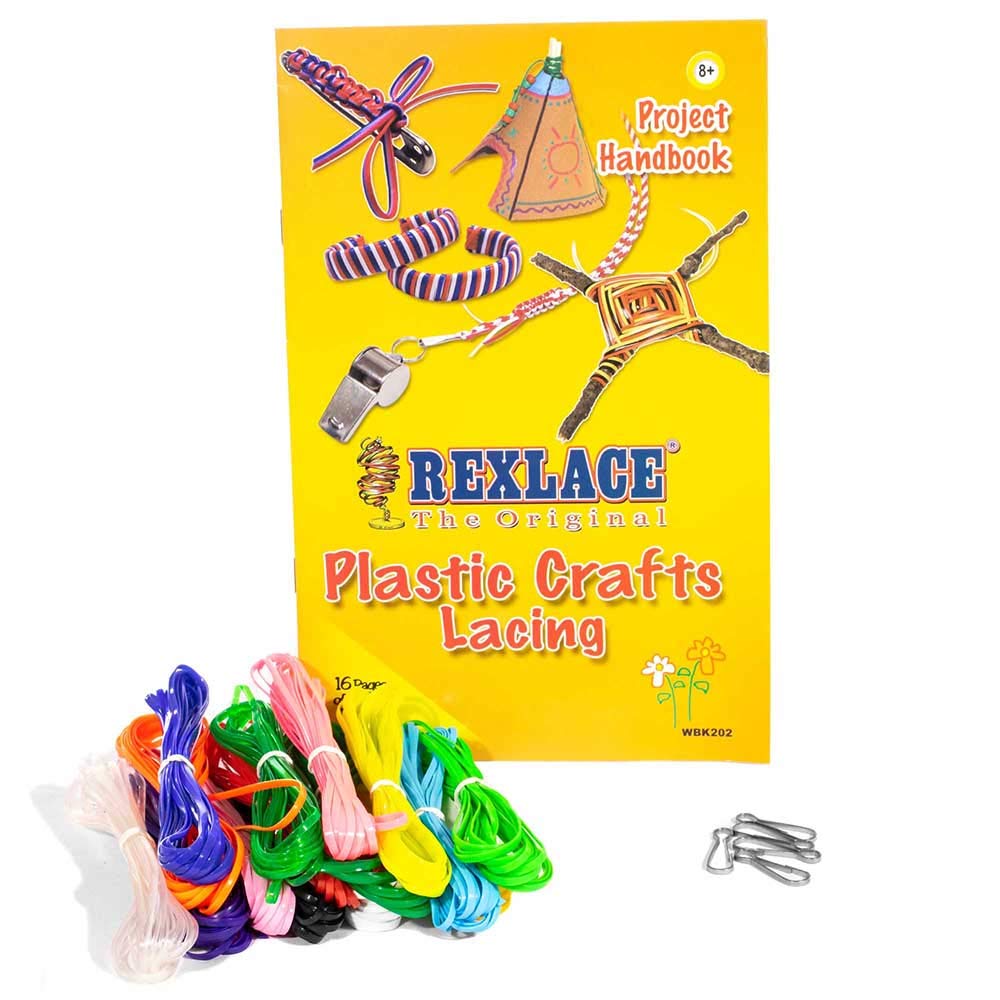 Rexlace Lacing Super Value Pack Crafting Kit – Includes Fully Illustrated 16 Page Instructions (Primary)