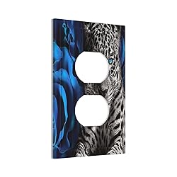 Blue Rose And Snow Leopard Flower Animals 1 Gang