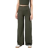 YITTY Active Women's High Waist Wide Leg Pants – Buttery Soft Lounge & Yoga Pants with Tummy Control, 4-Way Stretch