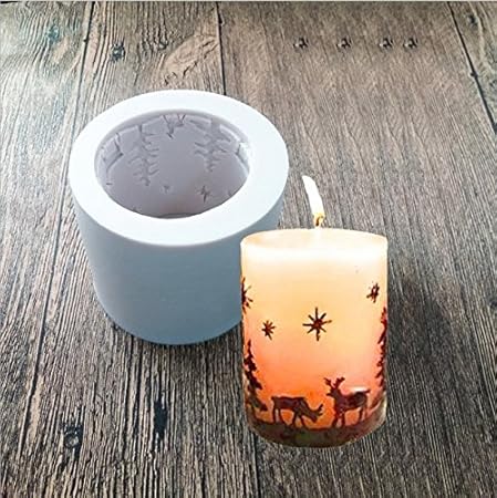 Immagini Candele Natalizie.Arpoador Stampi In Silicone A Cilindro Per Candele Natalizie Sapone E Stampi Da Forno Ideale Per Realizzare Candele Fai Da Te Sapone E Cuocere In Forno Amazon It Casa E Cucina