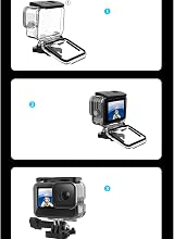 Honbobo Waterproof Case Dive Filters for GoPro Hero 13 12 11 10 Black 45M Dive view 9
