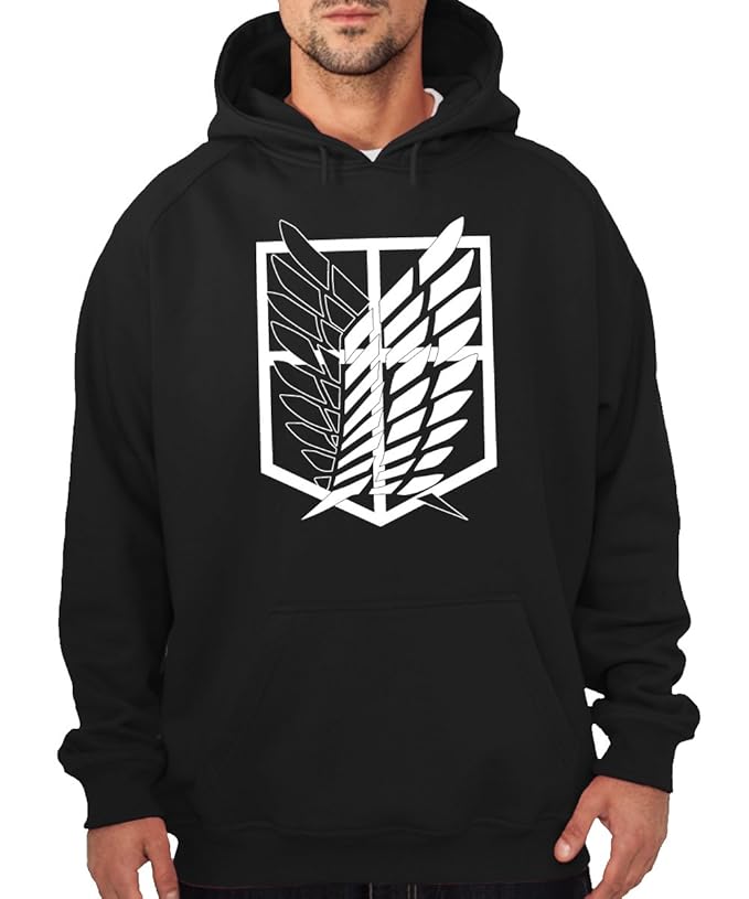 clothinx Herren Kapuzenpullover AoT Scouting Legion