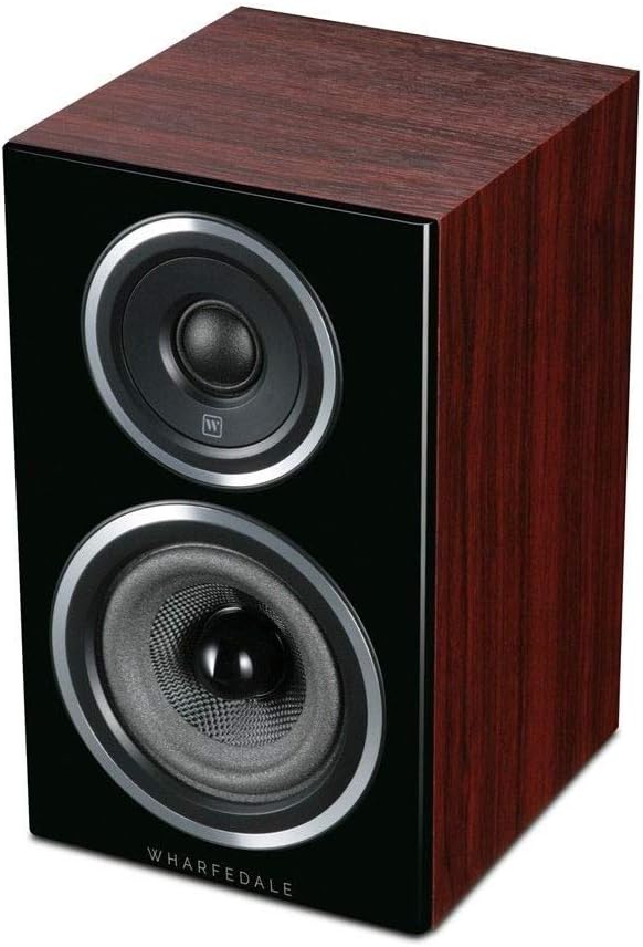Wharfedale Diamond 11 Series 4-inch 2-Way Diamond 11.0-R Rosewood Bookshelf Speaker - Pair