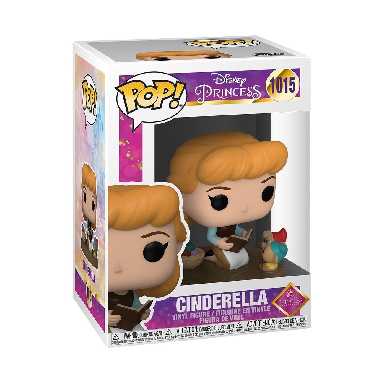 Funko POP! Disney: Ultimate Princess - Cinderella - Disney Princesses - Collectable Vinyl Figure - Gift Idea - Official Merchandise - Toys for Kids & Adults - Movies Fans