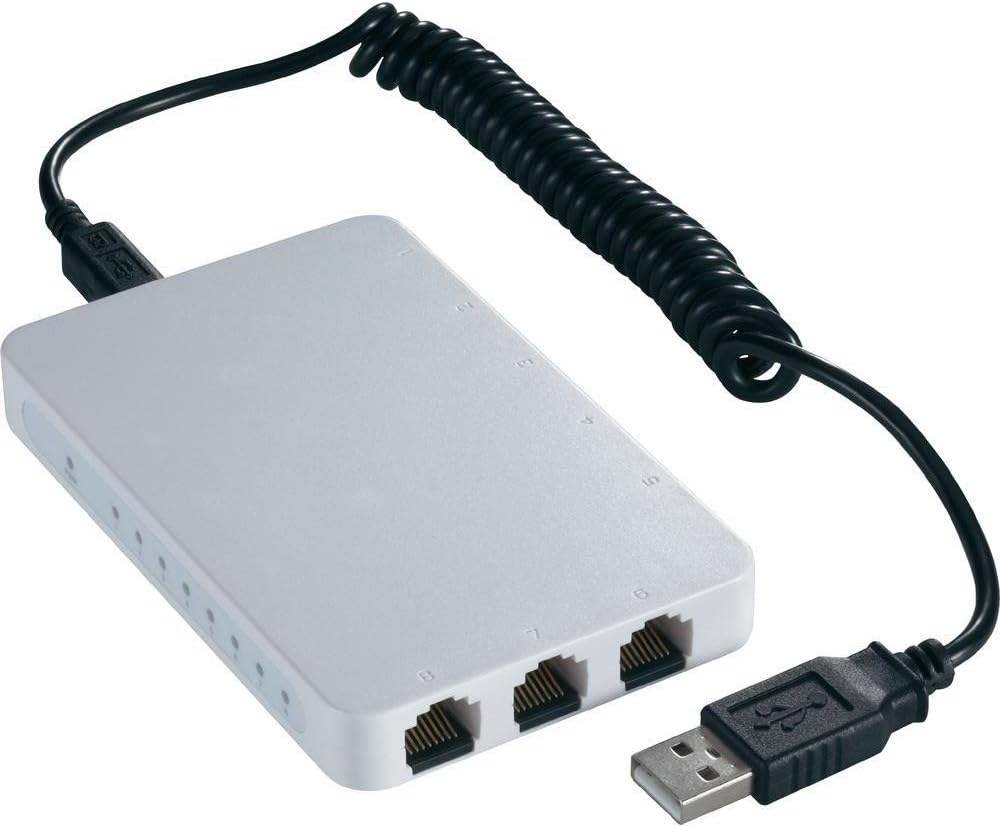 Netzwerk Switch RJ45 superflach mit Amazon.de