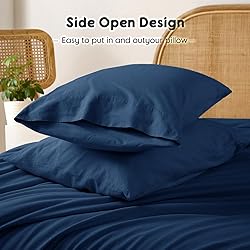 Shilucheng 100% French Linen Sheets - Queen Size