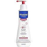 Mustela Soothing Cleansing Gel for Very Sensitive Skin, Baby Body Wash, Tear-Free and Fragrance-Free, with Natural Avocado Pe