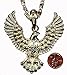 N-EAGLE (Gold Tone) Elvis Style Eagle Necklace 3