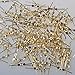 H&D 100pcs Golden Bow Tie Clips, Butterfly Clips for Fastening Crystals, Feng Shui, Chandelier Crystals, Lamp Crystals, Ceiling Light Crystals 40mm