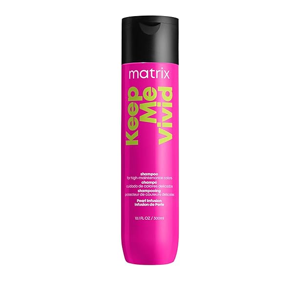 MATRIX KEEP ME VIVID SHAMPOO | PROLONGS COLOR VIBRANCY, PREVENTS FADING & ENHANCES SHINE | SULFATE-FREE | FOR DRY, SEMI-PERMANENT AND COLOR TREATED HAIR | SALON PROFESSIONAL SHAMPOO