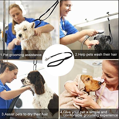 Fdit Dog Grooming Loop, Dog Grooming Restraint Dog Pet Noose Loop Animal Cat Lock Clip Rope Harness for Grooming Table Arm Bath - Image 5