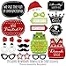 Big Dot of Happiness Christmas Family Reunion - Fun Family Theme Holiday Party Photo Booth Props Kit - 20 Count
