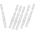 1Pack(300pcs) Disposable Plastic Fruit Forks, Forks Bistro Cocktail Forks Tasting Appetizer Forks Set Mini Cake Forks (Fruit-Fork) (plastic)