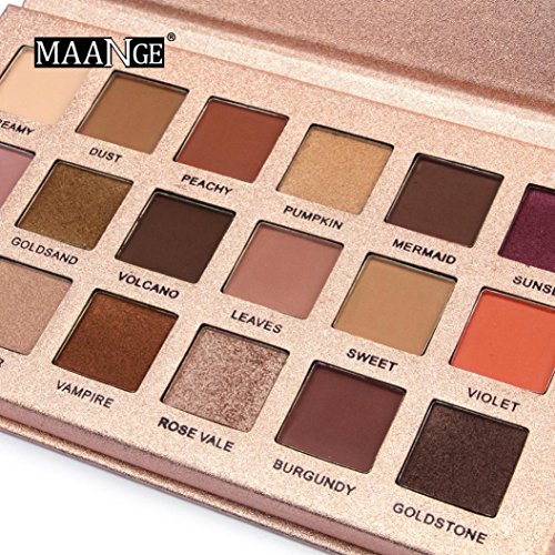 Clearance! Eyeshadow Palette, CieKen Matte Smoky Shimmer Glitter Eye Shadow Primer 18 Colors Makeup Palette Cosmetics (A01)