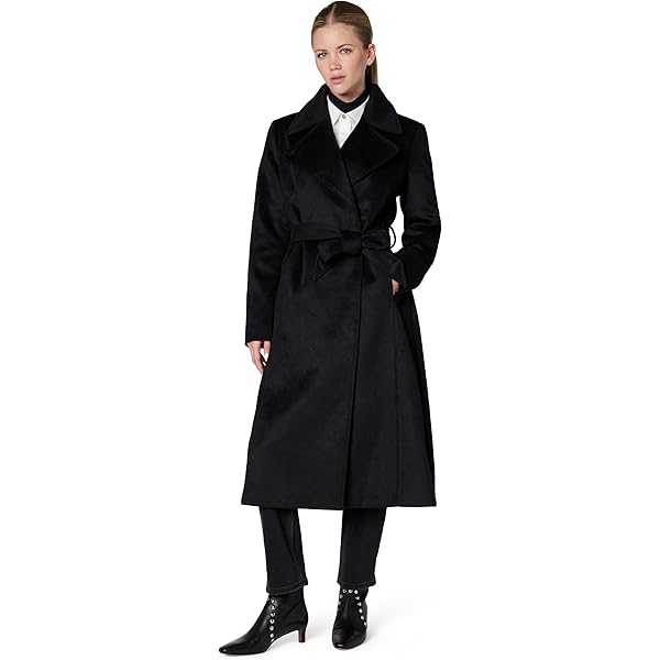 Amazon.com: KARL LAGERFELD Paris Women's Outerwear belted maxi