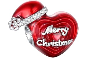 LUXILLA 925 Sterling Silver Charms Halloween Charm Christmas Charm fits Bracelets Necklace Pendant Bead Charms Jewelry Gift for Women Family Friends