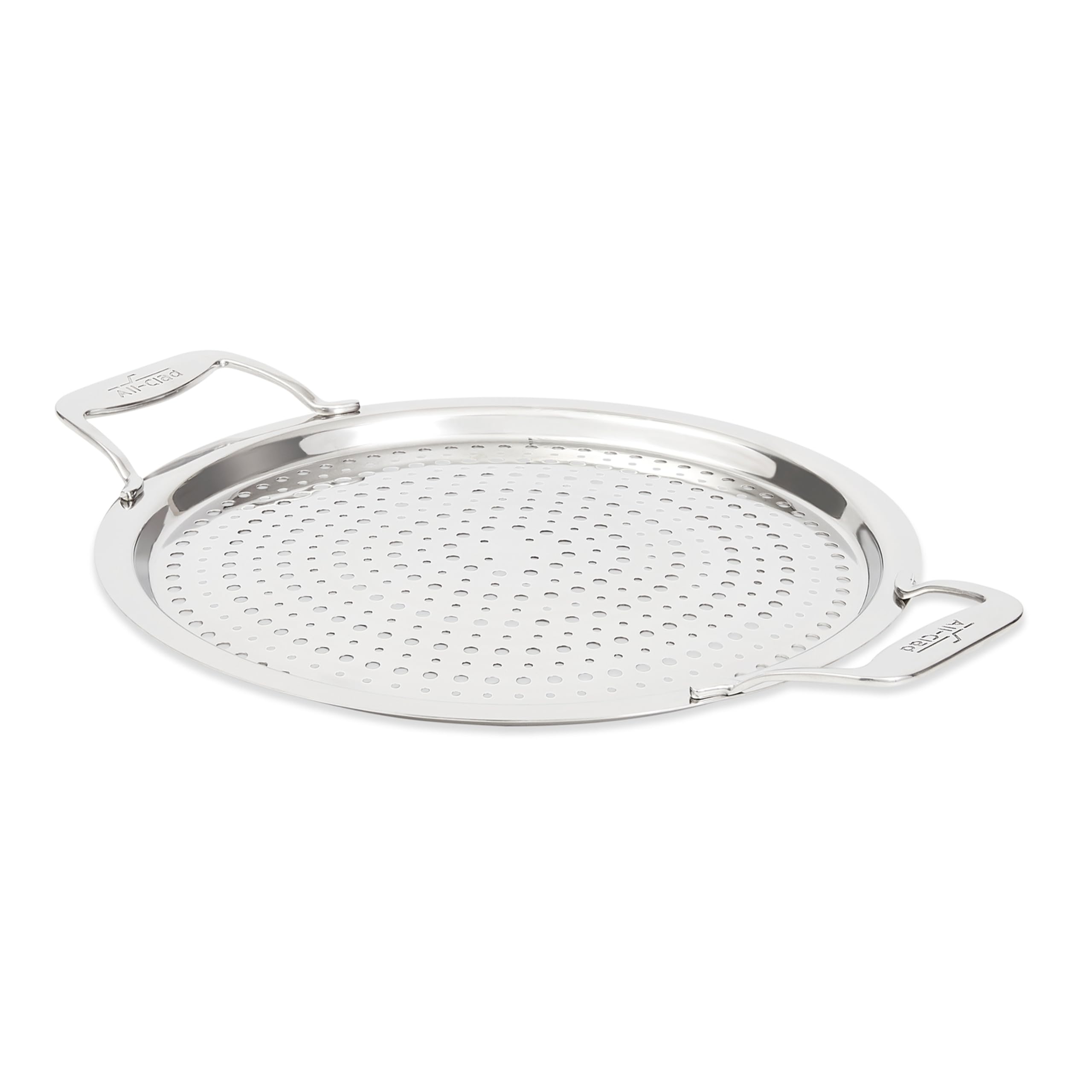 Photo 1 of All-Clad Accessory, Stainless Steel Strain & Splatter Guard, 10.5-Inch, Easy, Mess-Free Straining, Multifunctional Design, Pots and Pans, Cookware, Kitchen Gadgets, Cooking Tools, Silver