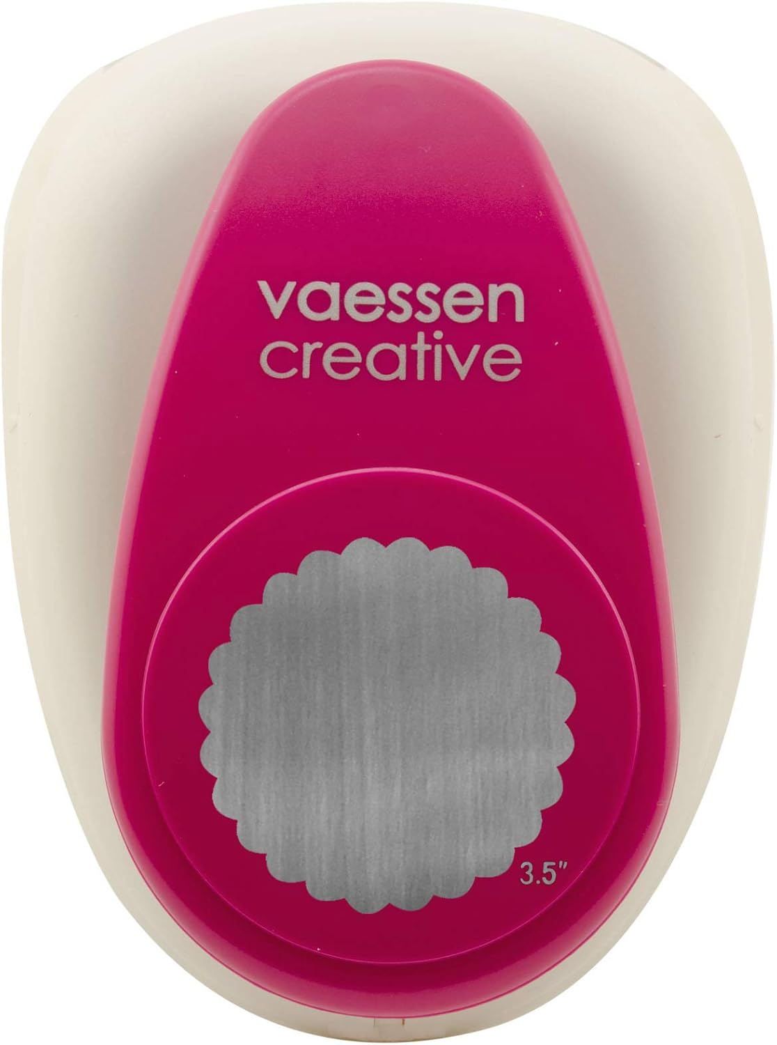 Vaessen Creative Craft Paper Punch - Circle - diameter 8,9 cm - Circle Cutter for Crafting and Card Making