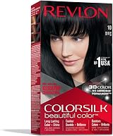Revlon Colorsilk Permanent Hair Dye Black 10/1N Pack of 3 Ammonia Free view 1