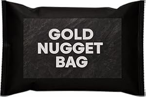 Zurjy 1-Pack Gold Paydirt Gold Nugget, Treasure Bag, Gold Rich Bag – Highly Concentrated Ultra-Rich Panning Pay Dirt for at H