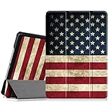 Fintie iPad Mini 3/2/1 Case - Lightweight Slimshell Smart Stand Cover with Premium PU Leather Back Protector for Apple iPad Mini 1/Mini 2/Mini 3 (Auto Wake/Sleep), US Flag