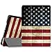 Fintie iPad Mini 3 / 2 / 1 Case - Slim Lightweight Smart-shell Stand Cover with Premium Leather Back Protector for Apple iPad Mini 1 / Mini 2 / Mini 3 (Auto Wake / Sleep), US Flag