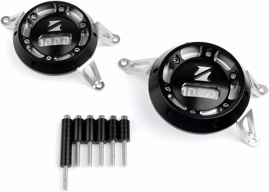 Motorcycle Engine Stator Cover CNC Aluminum Engine Protective Guard Cover Protector For Kawasaki Z1000 Z1000SX 2011-2016 Z1000R 2018 (Silver)