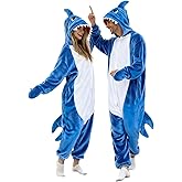 vavalad Shark Onesie Adult Shark Halloween Costumes Cosplay