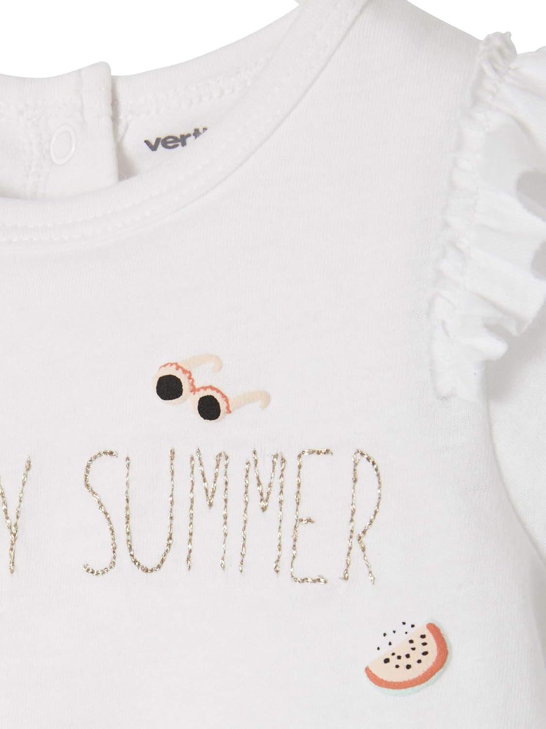 Bodys Et Combinaisons Vertbaudet T Shirt Body Bebe Fille A Volants Bebe Puericulture Lemoncitylive Com