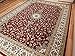 AS Quality Rugs Large Area Rugs, Traditional Rugs for Bedroom & Living Room, Easy-Cleaning, Washable, Stain Resistant, (Red, Large 8x11)