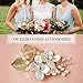 AW BRIDAL Wedding Hair Clip Bridal Hair Pieces Hair Combs for Women Pearl Hair Barrettes Wedding Hair Accessories for Brides (Gold)