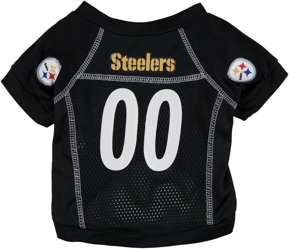 NFL Pittsburgh Steelers Team Colors Dog Jersey Large Pet Supplies