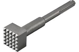 SPKLINE Demolition Bushing Tool Bit, SDS-Max Shank Hammer Chisel For Concrete Masonry and Natural Stone, 25-Tooth Square Bushing Head,1-13/16 Inches Square and 9-1/2 Inches in Length