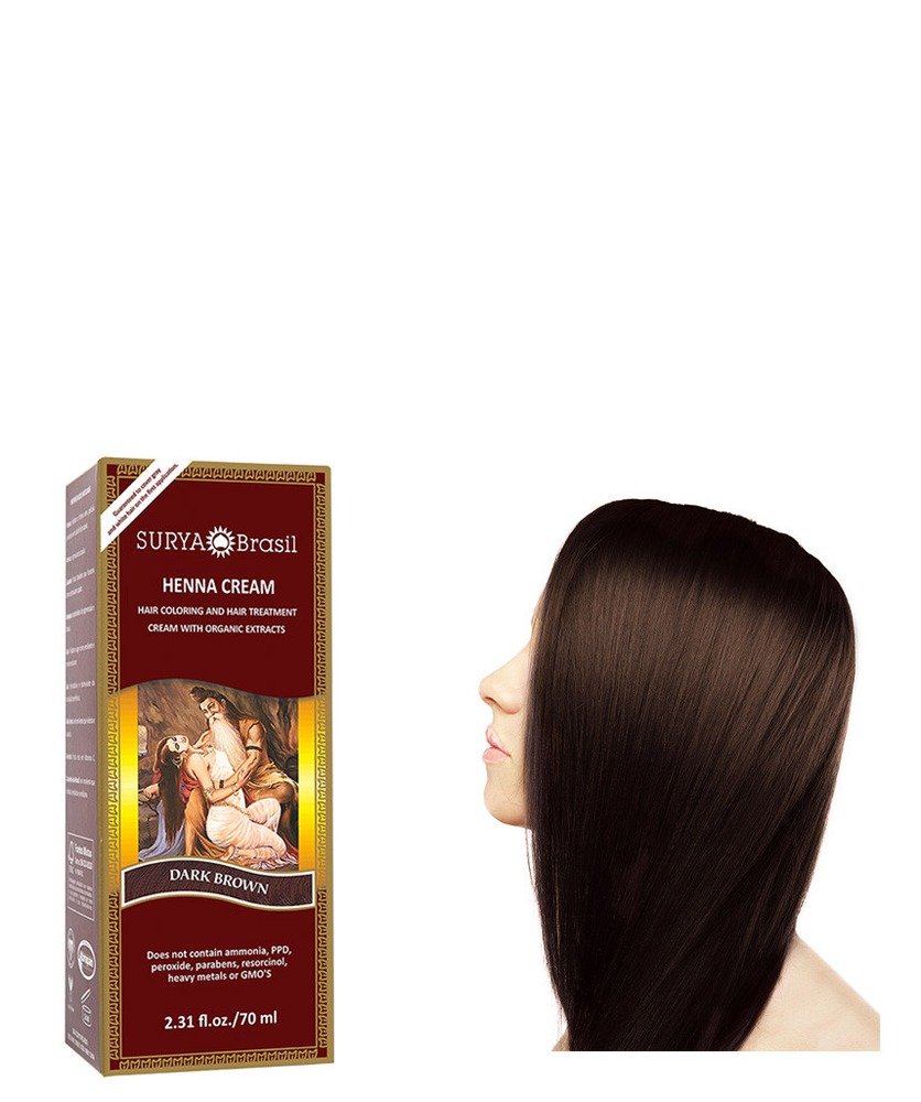 Henna Black Cream Surya Nature, Inc 2.31 oz Cream Hair