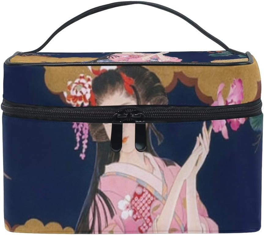 MONTOJ Awesome Japanese Geisha Girl makeup bags Cosmetic Bags