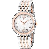 Christian Van Sant Women's CV1613 Jasmine Analog Display Quartz Two Tone Watch