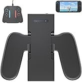 TanReginal Charging Grip for Nintendoo Switch 2 J0yCon, Comfort Grip for NSwitch2 Controllers J0yCon 2「Magnetic Connection,Charge While Playing,Comfortable Grip」