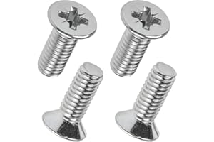 CCHRN 4 PCS Stainless Steel Brake Disc Rotor Screws, 93600-06014-0H Front Rear Brake Disc Retaining Screws Replacement, Rotor