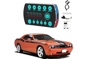 MCFAD·YX Throttle Response Controller 10 Drive Modes Smart Electronic Racing pedal Accelerator Fit for Dodge Durango Charger Challenger Ram 1500 2500 3500 Jeep Wrangler JK Grand Cherokee Chrysler 300 (807)