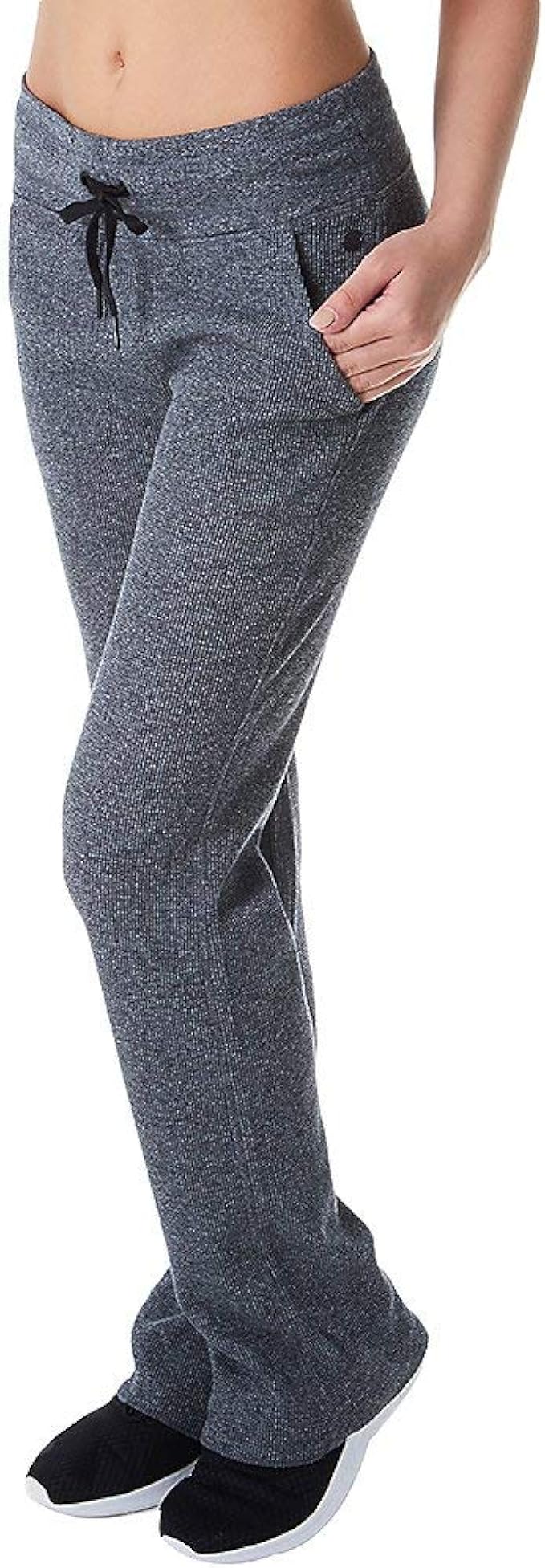 Calvin Klein Damen Thermal Wide Leg Pant Jogginghose Amazon.de