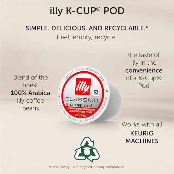 ILLY CLASSICO ROAST COFFEE PODS – CARAMEL, ORANGE BLOSSOM & JASMINE FLAVORS – 10 COUNT