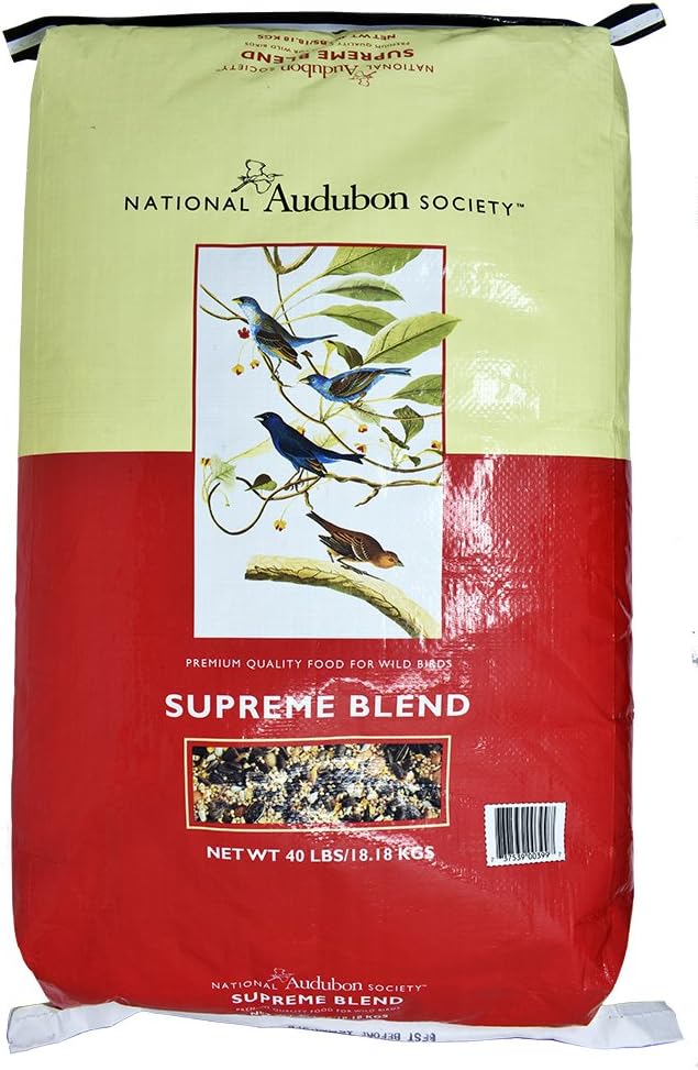 National Audubon Society Supreme Blend Bird Seed, (40 lbs