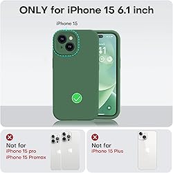 Vooii Compatible with iPhone 15 Case, Upgrade