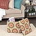 Homepop Home Decor | Classic Square Storage Ottoman with Lift Off Lid | Ottoman with Storage for Living Room & Bedroom, Suzani 17.50