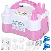 YEPVIE Electric Balloon Pump, Portable 2 Modes Balloon Blower Machine with 14 Balloon Arch Kits, Air Pump for Balloon, Balloo