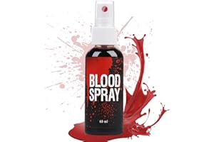 YAMGQUS Fake Blood Spray, Halloween Washable Fake Blood Makeup for Clothes, Costume, Zombie, Vampire and Monster Cosplay & Dress Up - Realistic Fresh Blood Splatter (Spray)